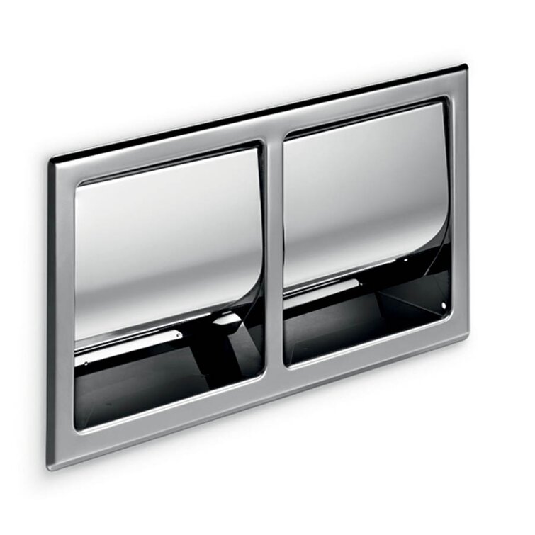 Recessed Double Toilet Paper Holders